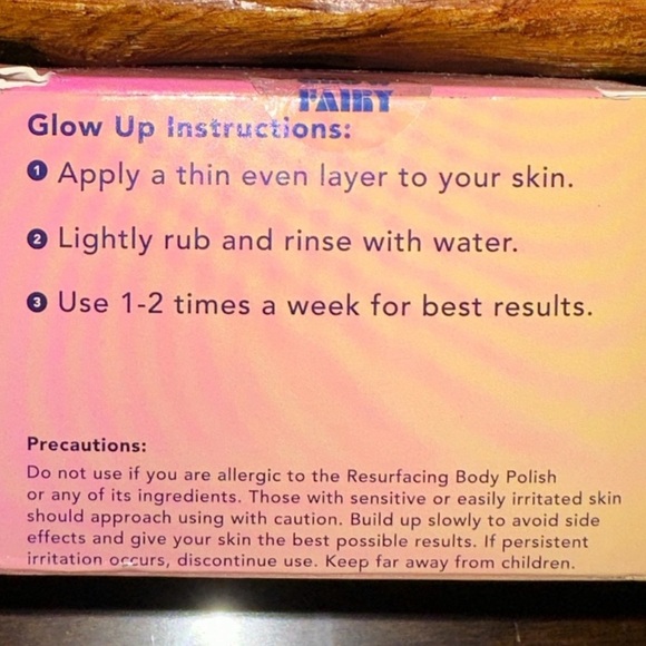 🆕 NWOB THE GLOW FAIRY RESURFACING BODY POLISH - Picture 12 of 16